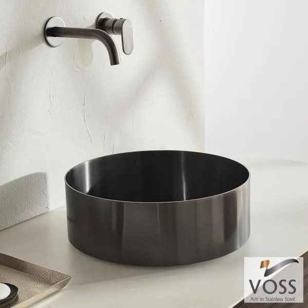 Νιπτήρας Milo Voss-Gold - brushed-Διάμετρος 33 εκ.