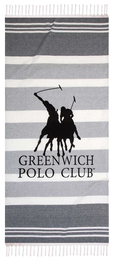 GREENWICH POLO CLUB ΠΕΤΣΕΤΑ-ΠΑΡΕΟ 80Χ170 3841 ΓΚΡΙ