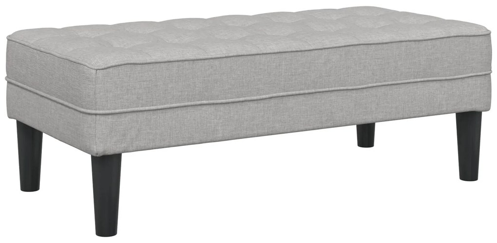 vidaXL Παγκάκι Cloud Γκρι 113x57x39 εκ. Υφάσματος