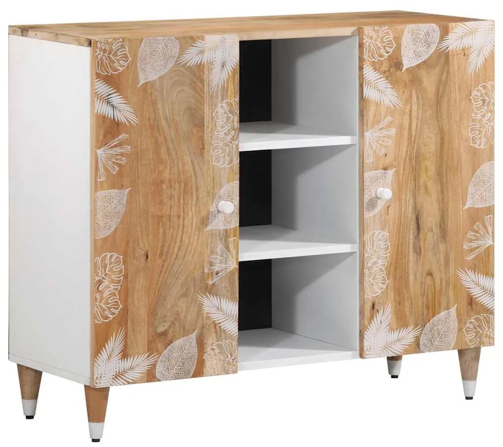 vidaXL Sideboard 90x33,5x75 cm μασίφ ξύλο Mango