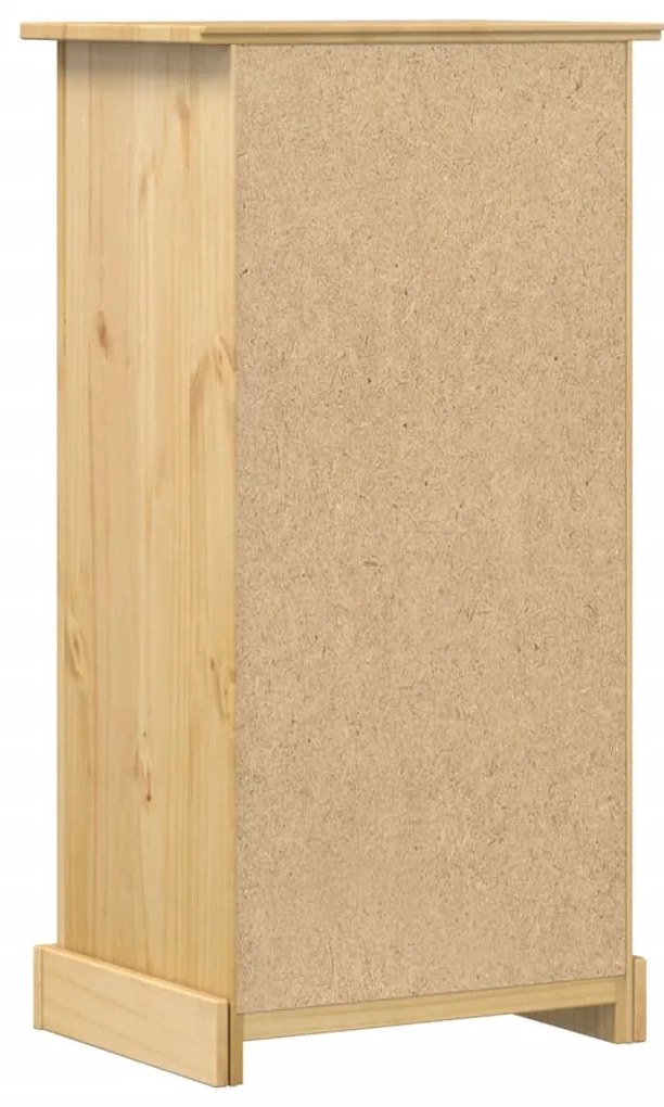 vidaXL Κομοδίνο Corona 53x39x103 εκ. από Μασίφ Ξύλο Πεύκου