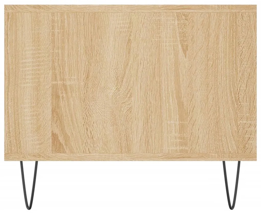 vidaXL Τραπεζάκι Σαλονιού Sonoma Δρυς 102x50x40 εκ. από Επεξεργ. Ξύλο