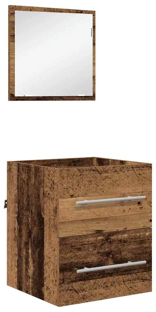 vidaXL Ντουλάπι Μπάνιου 41 x 38.5 x 48 cm Επεξεργασμένο ξύλο