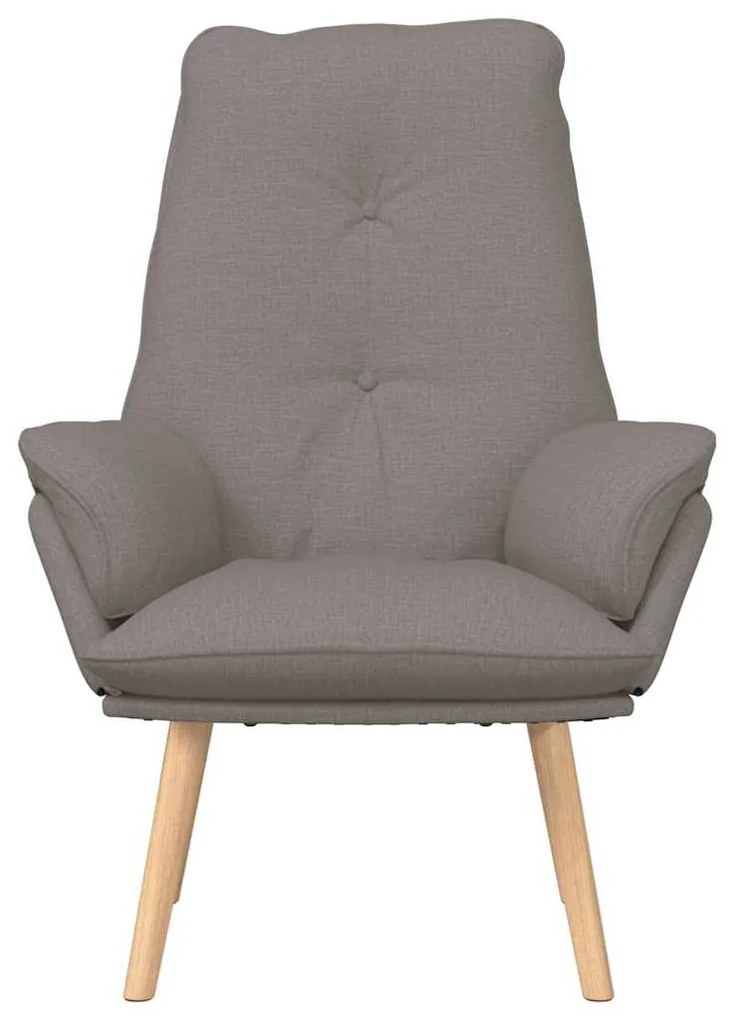 vidaXL Χαλαρωτική Πολυθρόνα Taupe 69 x 74 x 93 εκ. ύφασμα
