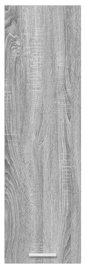 vidaXL Κρεμαστό ντουλάπι με αποθήκευση Γκρίζο Σονομα 30 x 31 x 100 εκ.