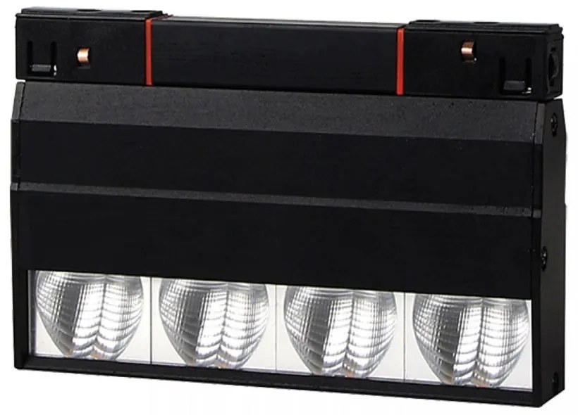 Γραμμικό Μαγνητικό Φωτιστικό - Wall Washer 2092 10W 3000K 945Lm 15x9,5cm Black