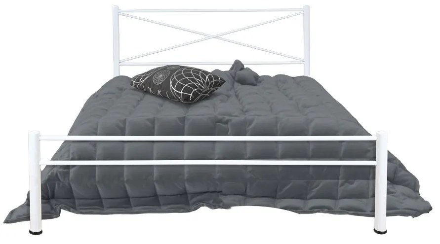 Κρεβάτι Μεταλλικό CRICH Λευκό, 160x200 εκ.