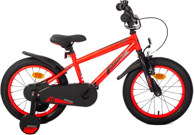 Arrow 16 Inch 25,5 cm Boys Coaster Brake RedBlackAMIGO