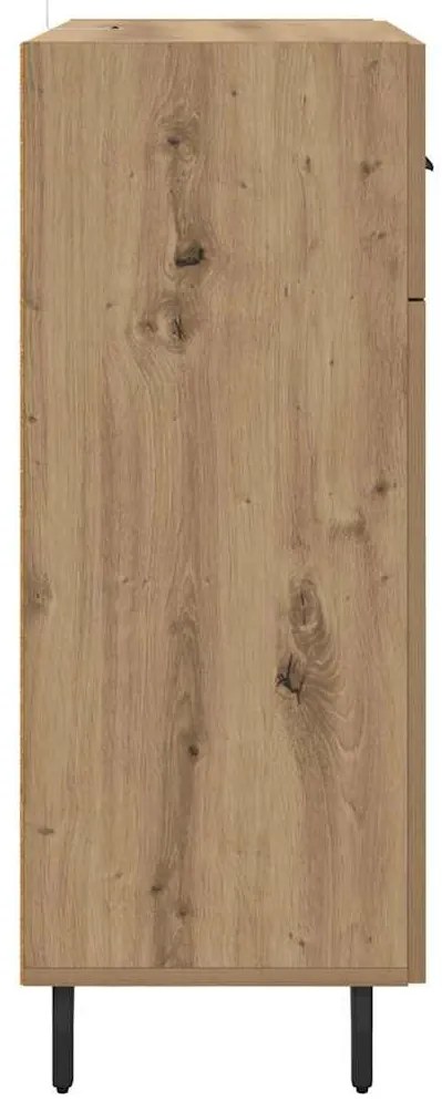 vidaXL Πλαϊνό γραφείο με συρτάρι Artisan Oak 69,5 x 34 x 90 εκ.