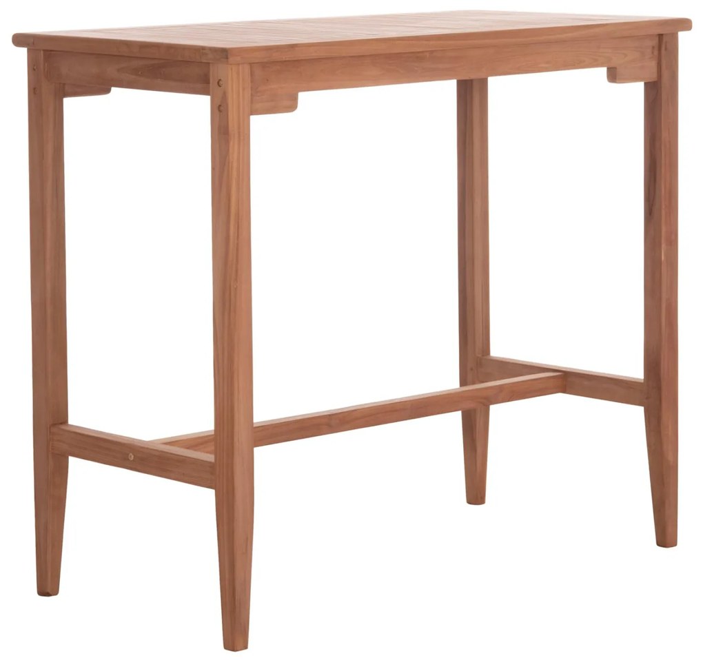 Τραπέζι Μπάρ CRANSTON C18111 Ξύλο ΤΕΑΚ Φυσικό 120x60x105Υ εκ. 120x60x105 εκ.