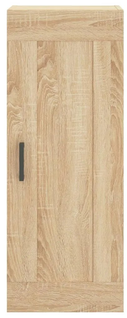 vidaXL Μπουφές Sonoma δρυς 34,5 x 34 x 180 εκ. από Επεξεργασμένο Ξύλο