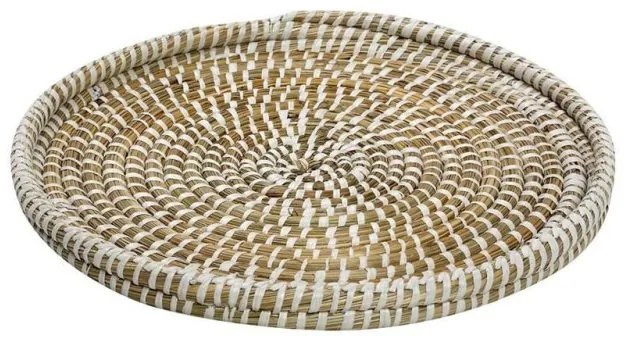 Ψάθινος δίσκος στρογγυλός 35x35εκ