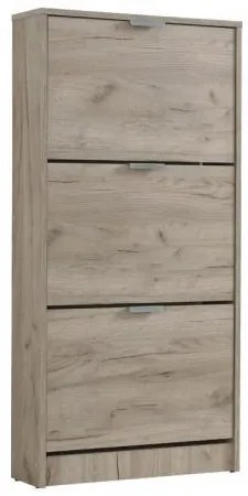 ΠΑΠΟΥΤΣΟΘΗΚΗ Base 13 GREY OAK 58x18x119εκ 11008509