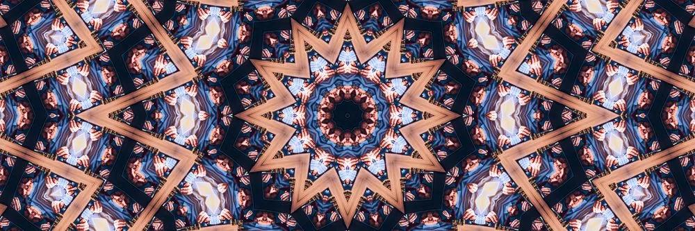 Εικόνα Mandala με ενδιαφέροντα στοιχεία στο βάθος - 120x40