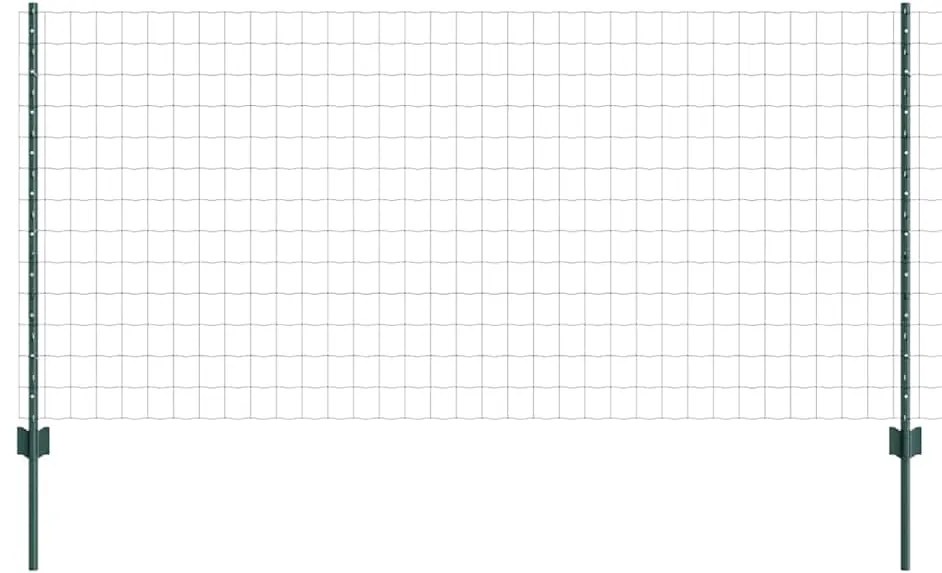 vidaXL Τεντώτο με στήριγμα Πράσινο 1 x 25 m Ατσάλι