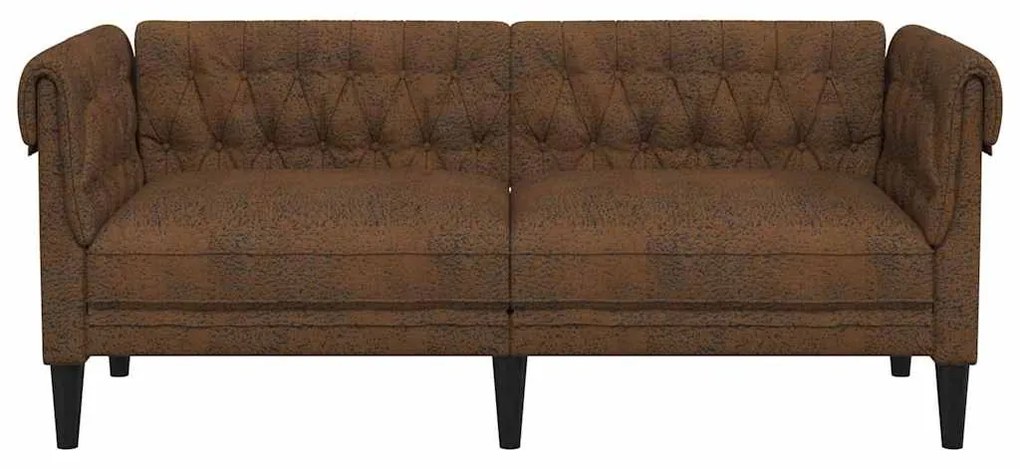 vidaXL Καναπές Chesterfield Argyle Καφέ 182.5 x 74.5 x 74.5 εκατοστά
