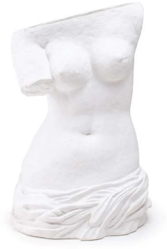 Ομπρελοθήκη Milo 13325 31x29x50cm White Seletti Υαλοβάμβακας