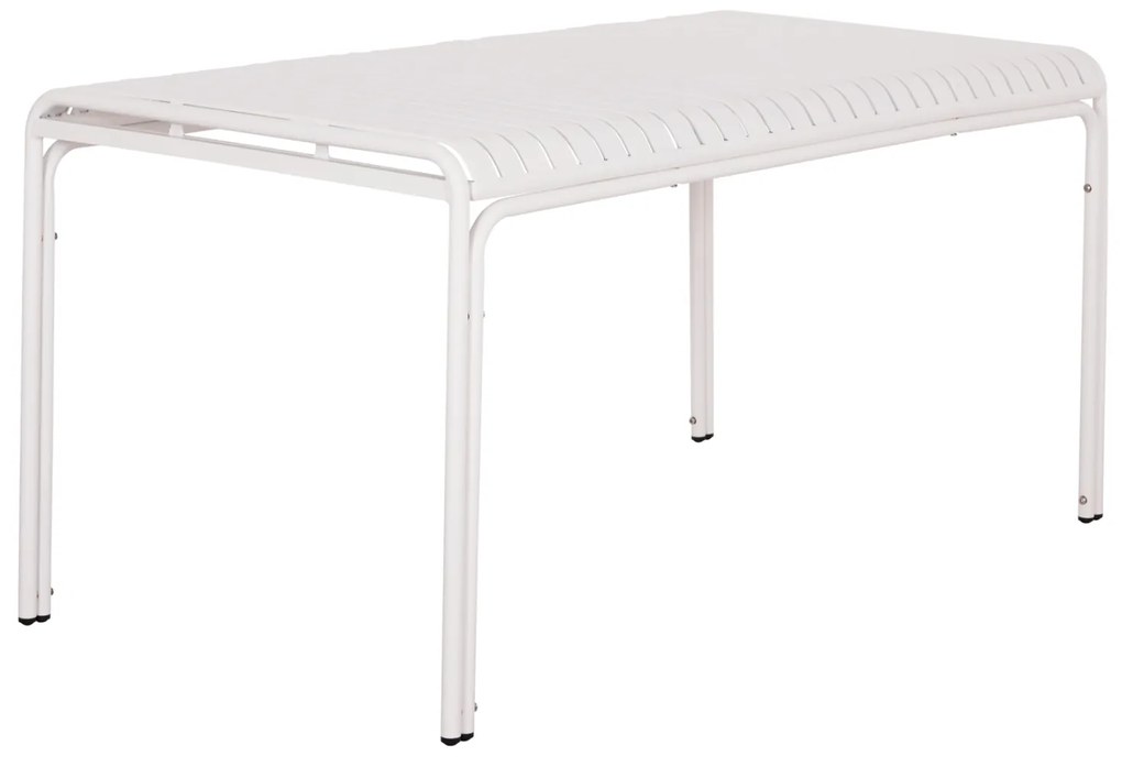 ΤΡΑΠΕΖΙ ΑΛΟΥΜΙΝΙΟΥ RACHEL HM6339.02 ΛΕΥΚΟ 150x80x75Υεκ.