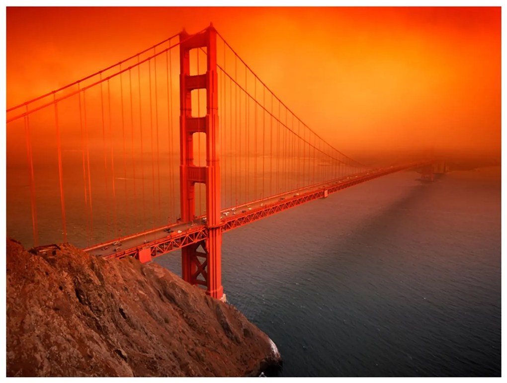 Φωτοταπετσαρία - Golden Gate Bridge 200x154