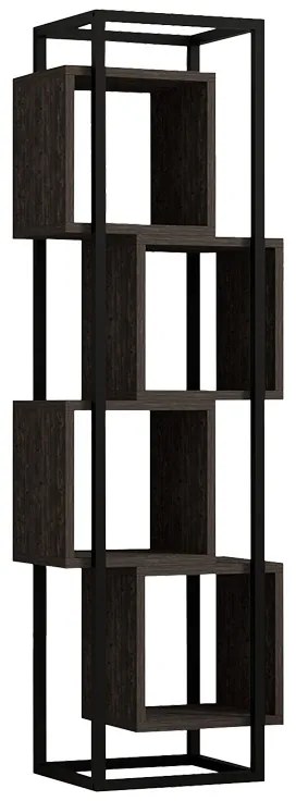 Intrahome Βιβλιοθήκη Gridur Intrahome σε σκούρο καρυδί απόχρωση 44x29x140εκ | SKU: INTRAPA-231111634