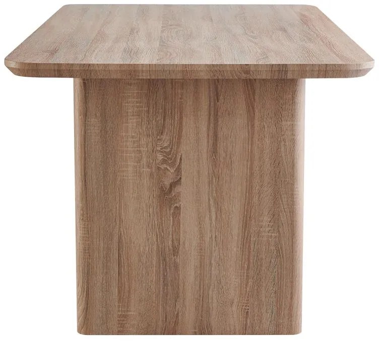 Tραπέζι Faghan καφέ mdf 180x90x76εκ 180x90x76 εκ.