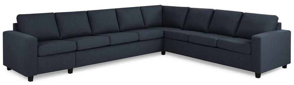Γωνιακός Καναπές Scandinavian Choice C160, Μπλε, 345x285x86cm