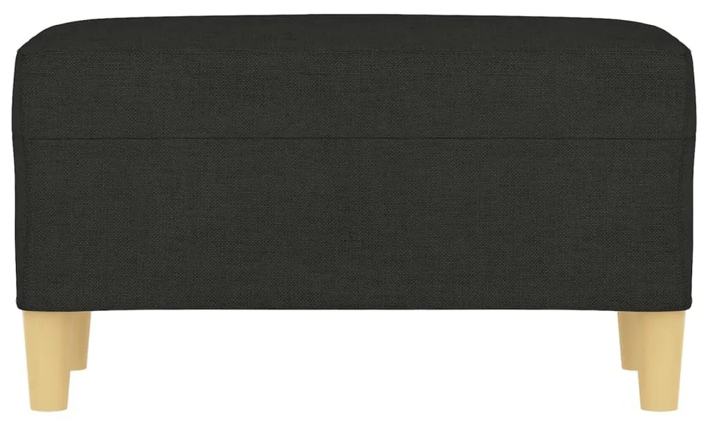 vidaXL Πάγκος Μαύρος 70 x 35 x 41 εκ. Υφασμάτινος
