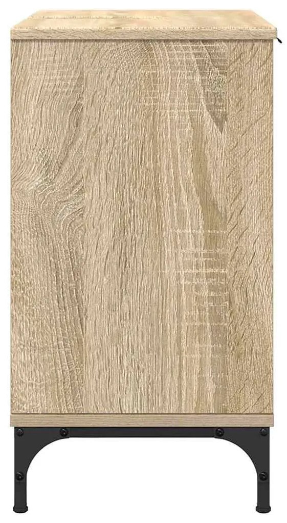 vidaXL Ντουλάπα Νιπτήρα Mπάνιου Sonoma Δρυς 60.5 x 33.5 x 61 εκ