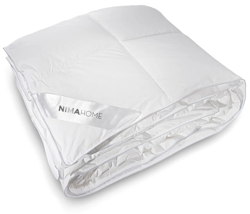 Πάπλωμα Goose Πουπουλένιο Nima Υπέρδιπλo 220x240cm Πούπουλο-Φτερό