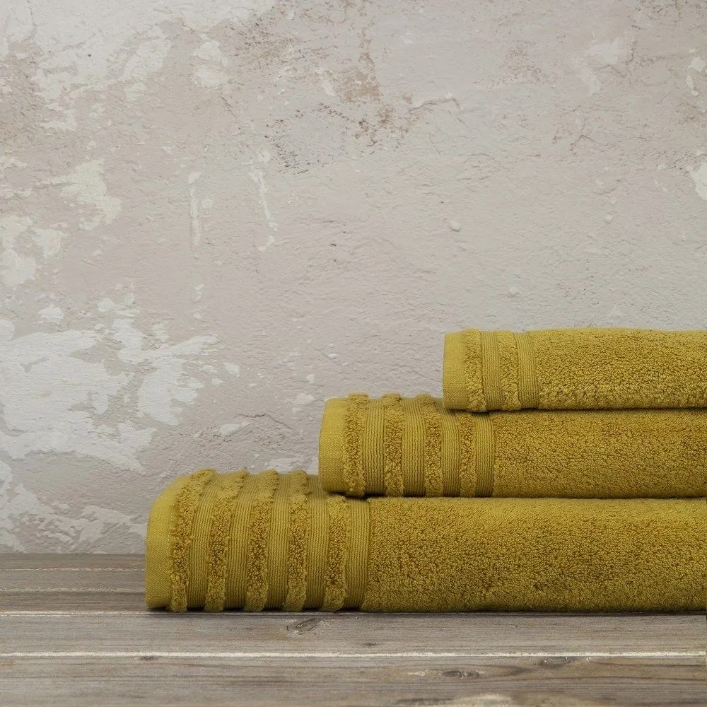 Πετσέτα Vista Gold Beige Nima Χεριών 30x50cm 100% Cotton