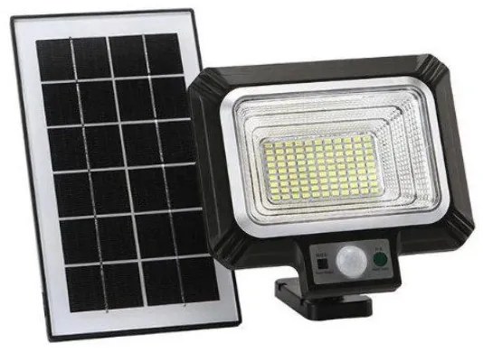 Προβολέας Led GD-830 με ηλιακό πάνελ, αισθητήρα κίνησης και χειριστήριο