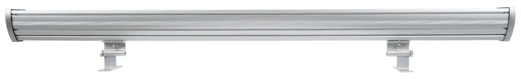 GloboStar WASHER-NASIA 90159 Μπάρα Φωτισμού Wall Washer LED 48W 4560lm 15° DC 24V Αδιάβροχο IP67 Μ100 x Π6.5 x Υ6.6cm Φυσικό Λευκό 4000K - Γκρι Ανθρακί - 3 Χρόνια Εγγύηση - 90159