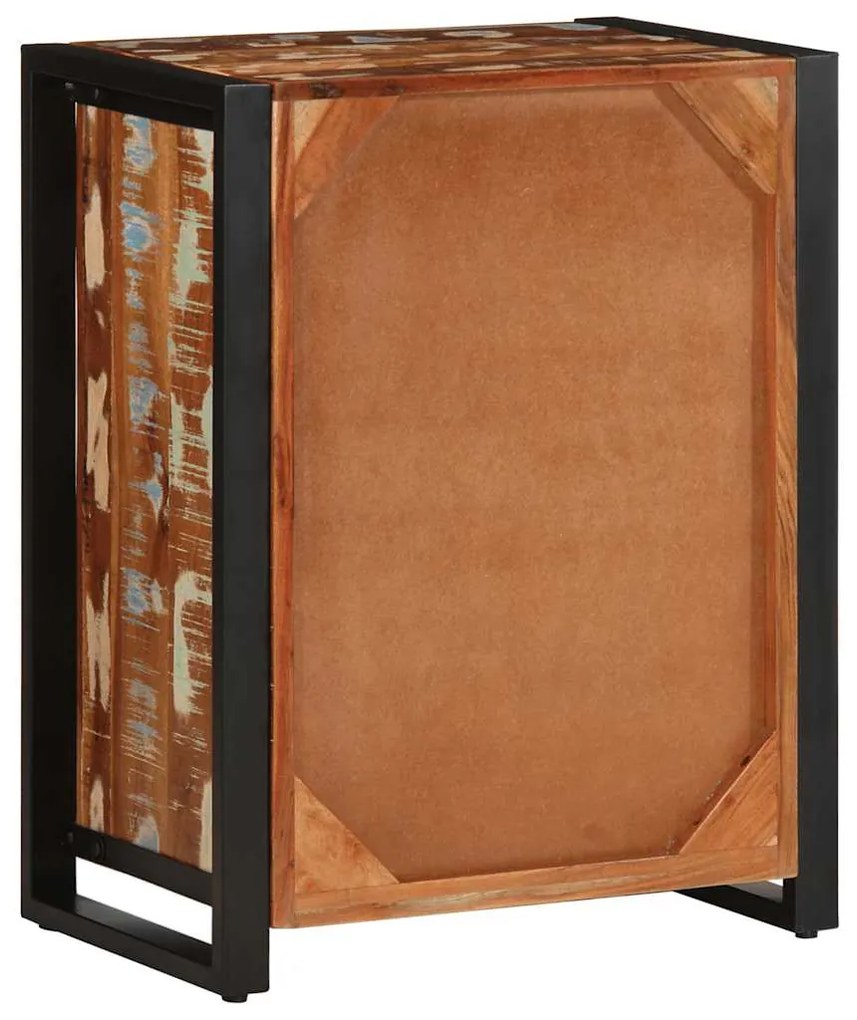 vidaXL Σκευοθήκη Πολύχρωμο 55x35x70 cm Ξύλο μασίφ αναγεννημένο