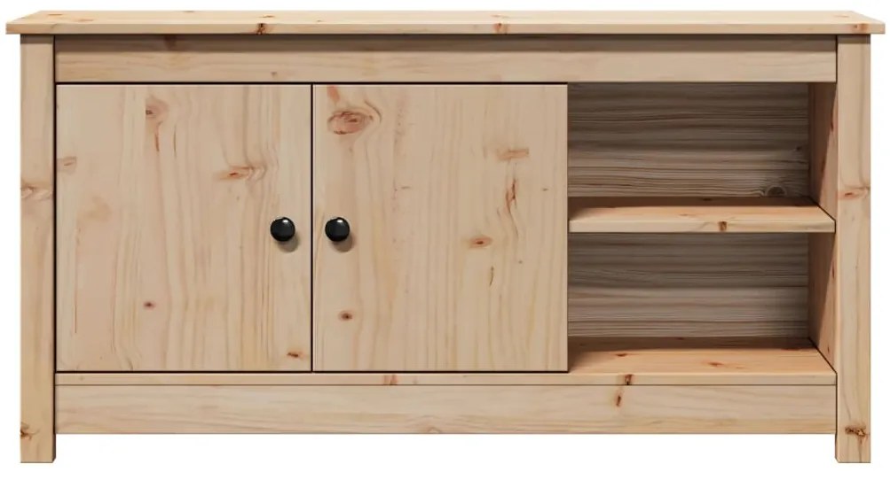 vidaXL Έπιπλο Τηλεόρασης 103 x 36,5 x 52 εκ. από Μασίφ Ξύλο Πεύκου