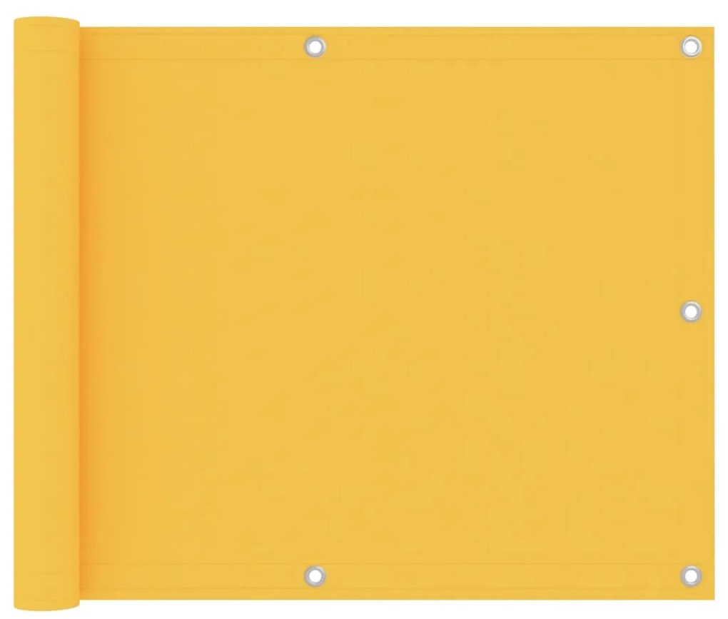 Διαχωριστικό Βεράντας Κίτρινο 75 x 400 εκ. Ύφασμα Oxford