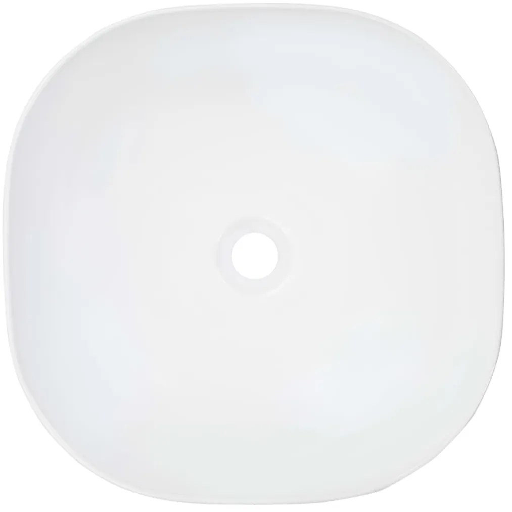 vidaXL Νιπτήρας Λευκός 42,5 x 42,5 x 14,5 εκ. Κεραμικός