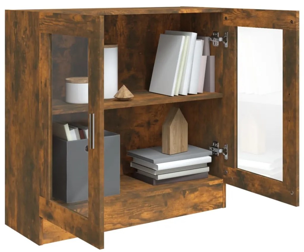 vidaXL Βιτρίνα Καπνιστή Δρυς 82,5x30,5x80 εκ. από Επεξεργασμένο Ξύλο