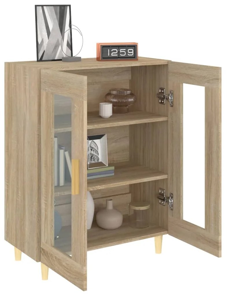 vidaXL Ντουλάπι Sonoma Δρυς 69,5 x 34 x 90 εκ. από Επεξεργασμένο Ξύλο
