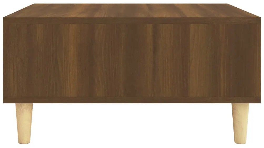 vidaXL Τραπεζάκι Σαλονιού Καφέ Δρυς 60x60x30 εκ. Επεξεργασμένο Ξύλο