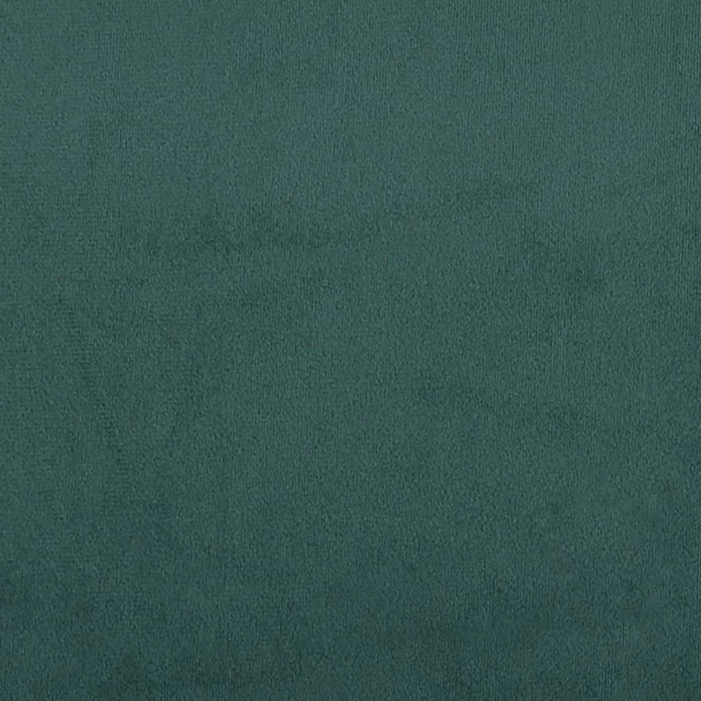 vidaXL Υποπόδιο Σκούρο Πράσινο 77x55x31 εκ. Βελούδινο