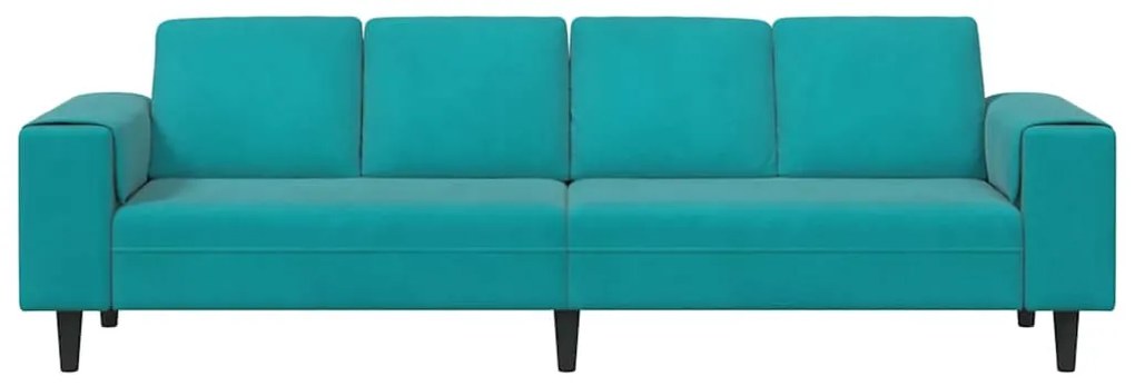 vidaXL Καναπές σαλονιού Τιρκουάζ 250 x 188 x 76 εκ.