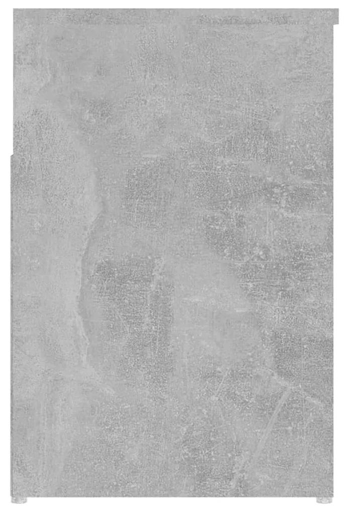 vidaXL Παπουτσοθήκη Γκρι Σκυροδέματος 80 x 30 x 45 εκ. από Μοριοσανίδα