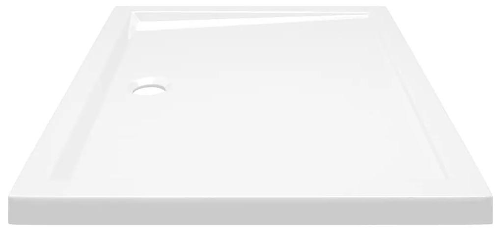 Βάση Ντουζιέρας Ορθογώνια Λευκή 80 x 100 εκ. από ABS - Λευκό