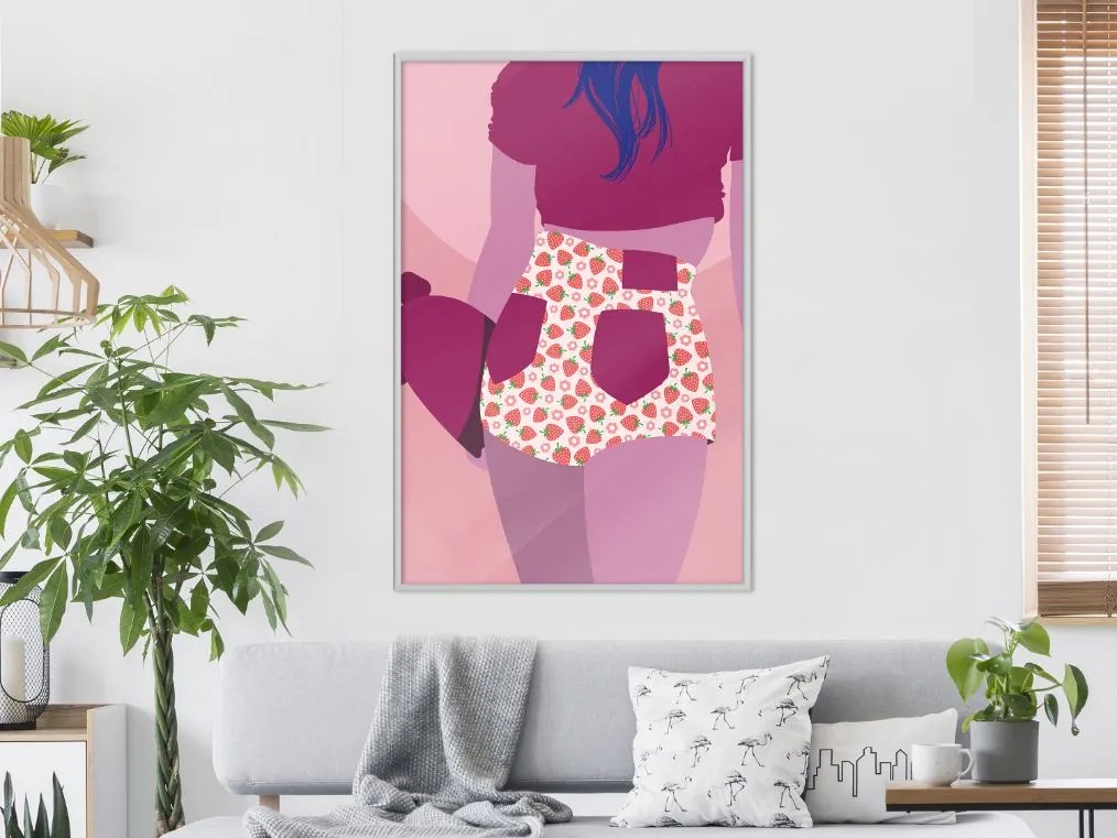 Αφίσα - Fruity Shorts - 20x30 - Χρυσό - Με πασπαρτού