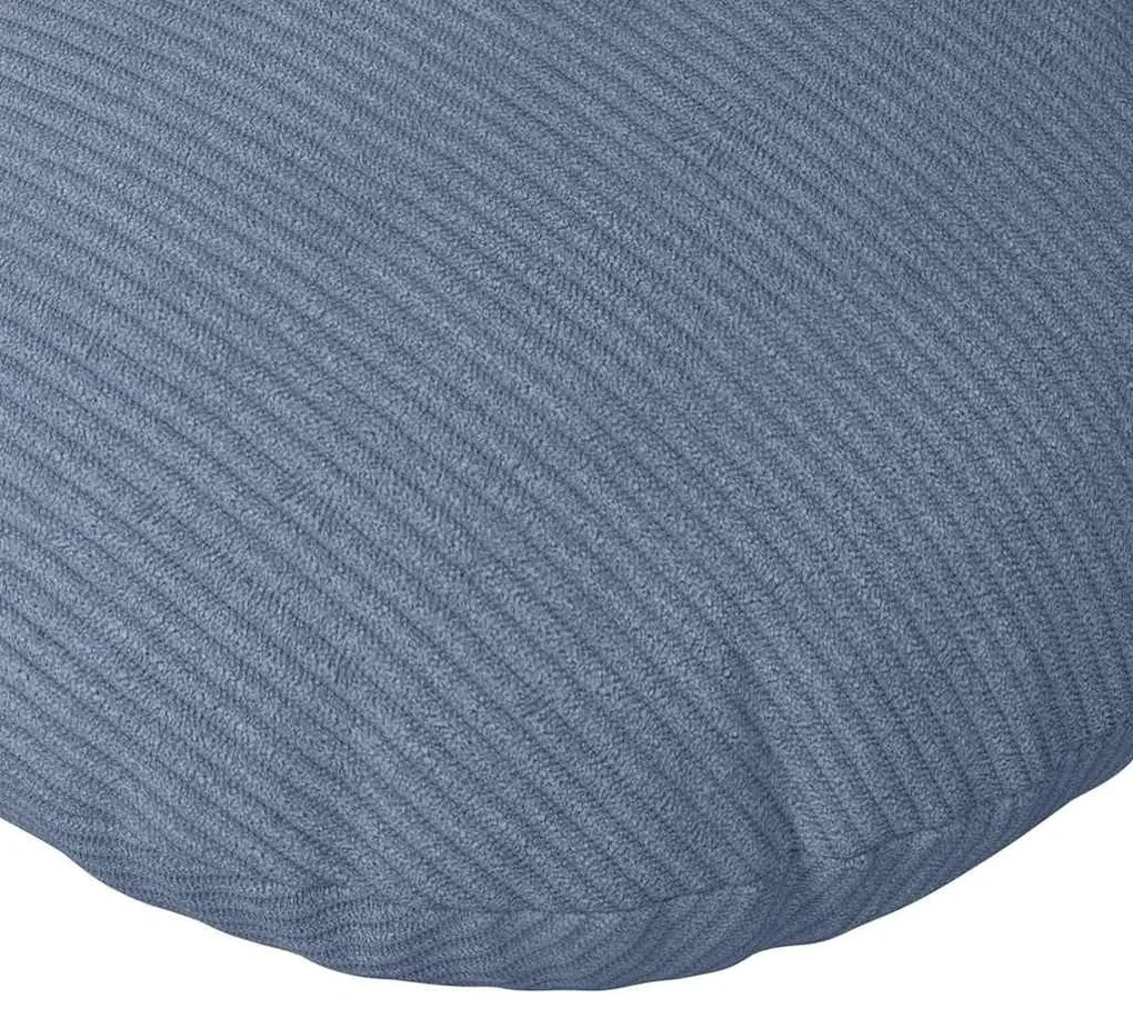 vidaXL Μαξιλάρια καθισμάτων 2 pcs Μπλε Ø 60 cm Υφασμάτινο Κορντουρά