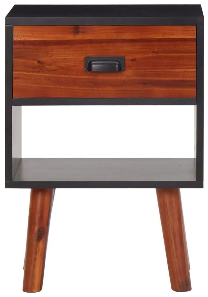 vidaXL Κομοδίνα 2 τεμ. 40 x 30 x 57 εκ. από Μασίφ Ξύλο Ακακίας