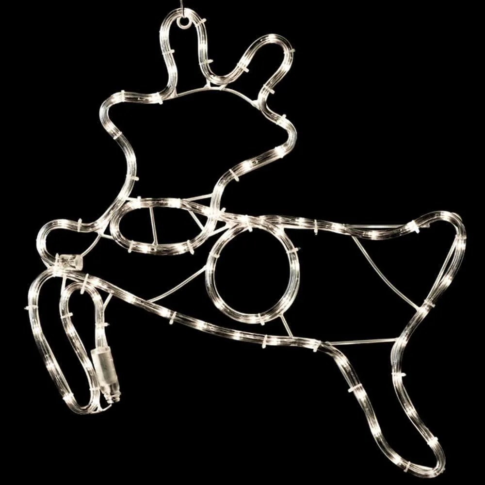 Φωτοσωλήνας Reindeer 72 Led XDEERLEDW49 47x49cm 12,3W Cold White Aca