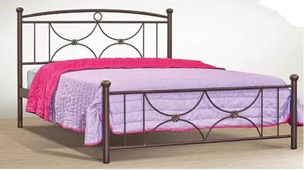 Κρεβάτι Ν26 για στρώμα 140χ190 διπλό με επιλογή χρώματος
