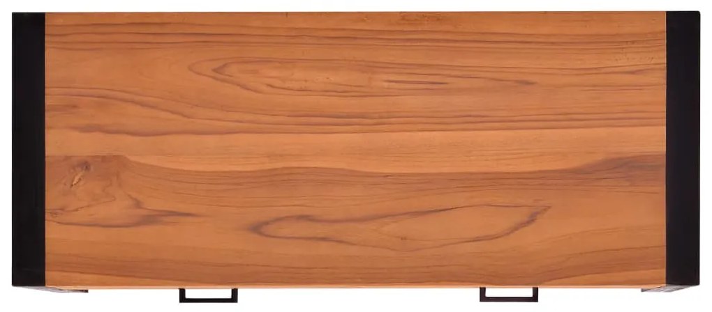 vidaXL Γραφείο με 2 Συρτάρια 100 x 40 x 75 εκ. Ανακυκλωμένο Ξύλο Teak