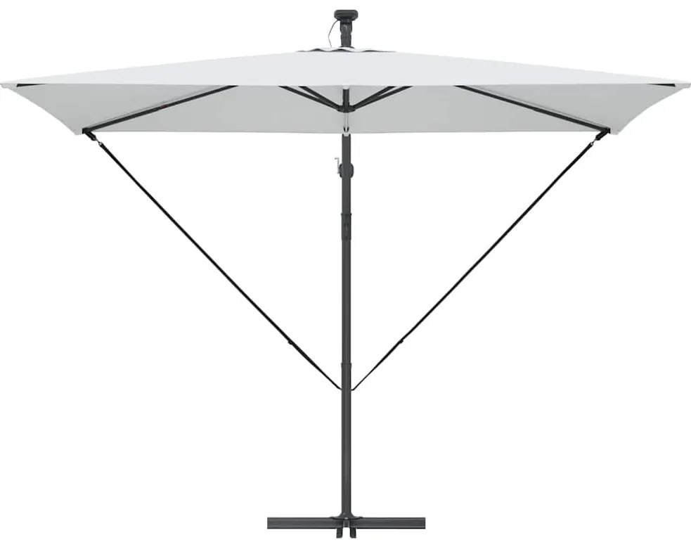vidaXL Ομπρέλα Cantilever Banana Άμμος 294 x 200 x 254 εκ.